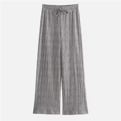 Handbestickte Relax-Hose aus Seide